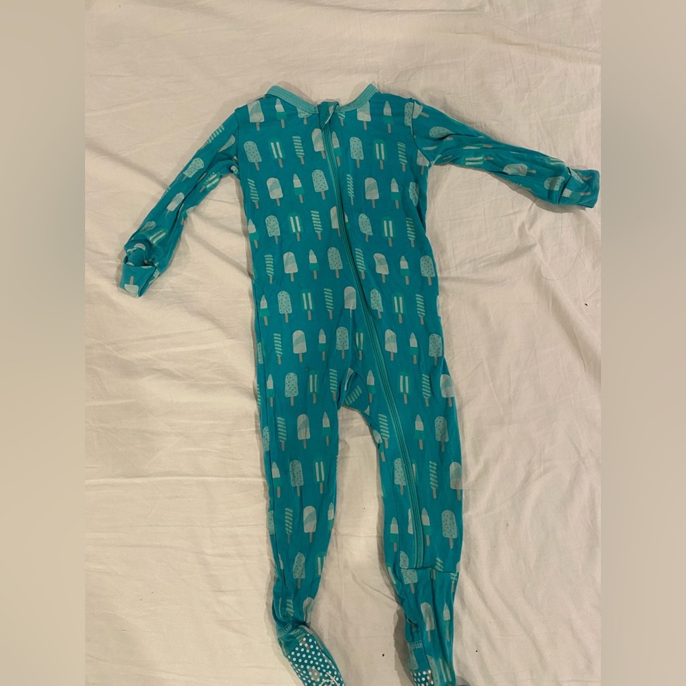Kickee Pants Footie with Zipper Icecream Print 12-18months